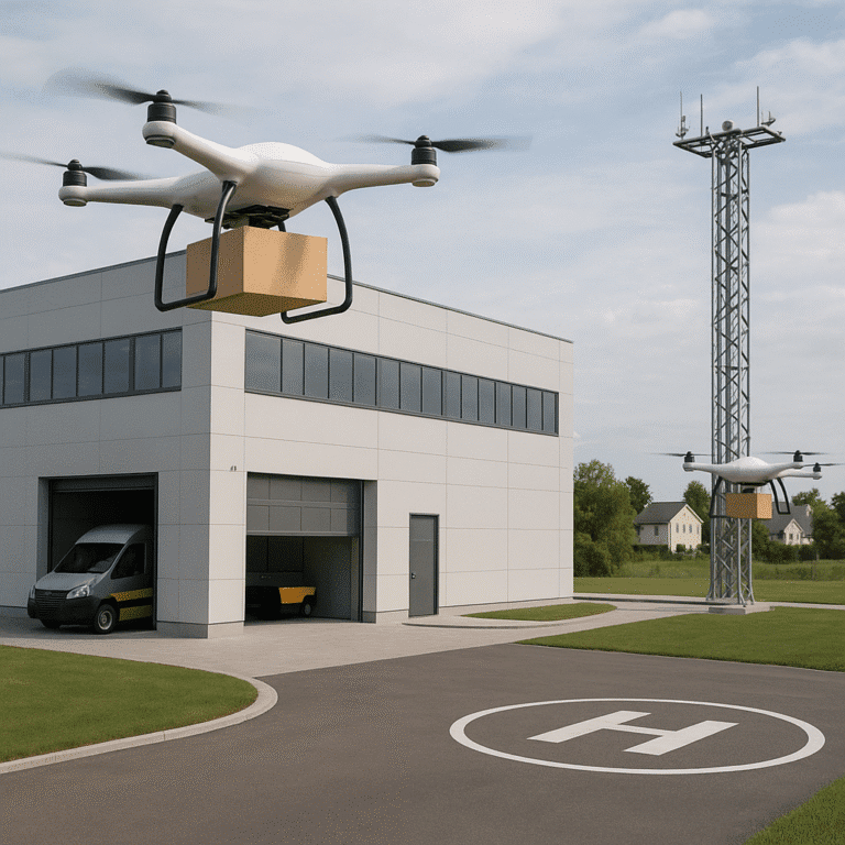 Designing Spaces for Drone Delivery Infrastructure