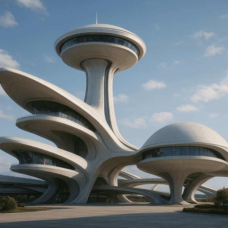 Futuristic Architecture Inspired by Space Exploration